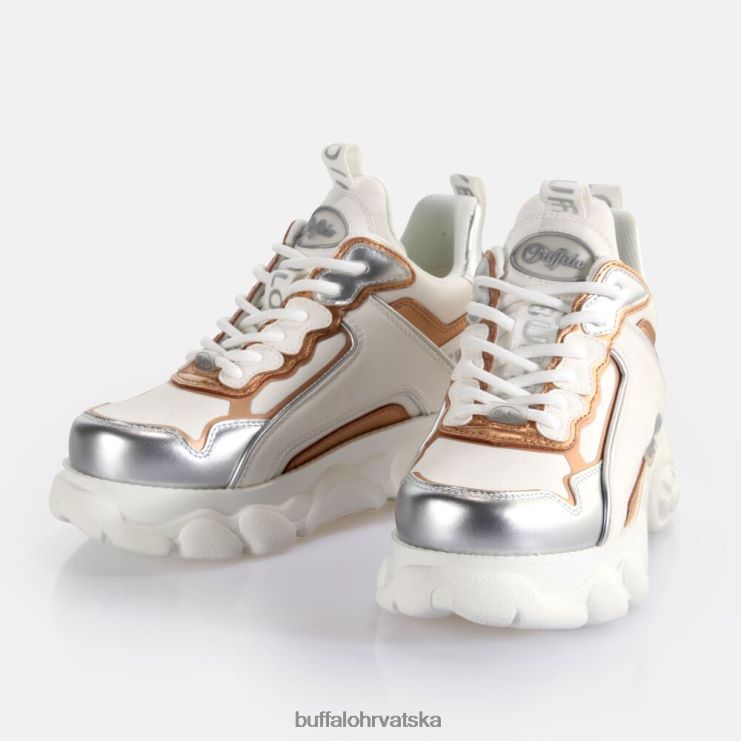 bijelo/srebrno/zlatno Buffalo cld chai trainer low vegan |tenisice TDD6T77